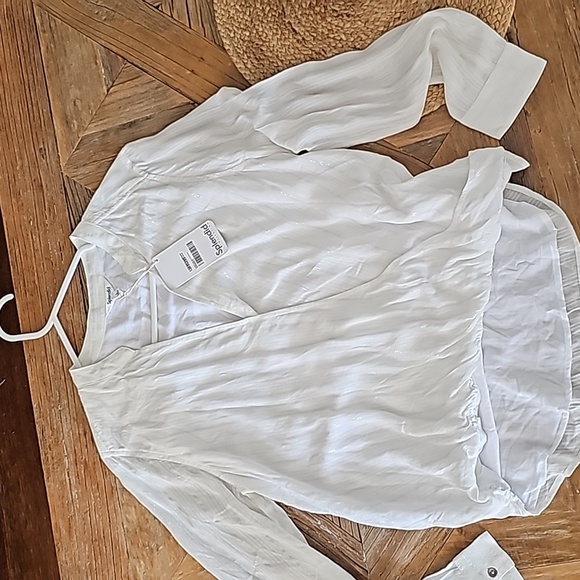 New Splendid high low flowy blouse, S - Picture 2 of 8